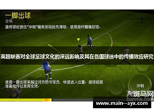 英超联赛对全球足球文化的深远影响及其在各国球迷中的传播效应研究 英超联赛对全球足球文化的深远影响及其在各国球迷中的传播效应研究